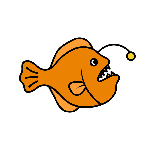 Иллюстрация векторного шаблона иконки рыб - Вектор,изображение