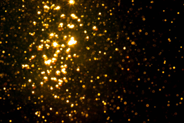 Bokeh gold from natural water texture background - Fotografie, Obrázek