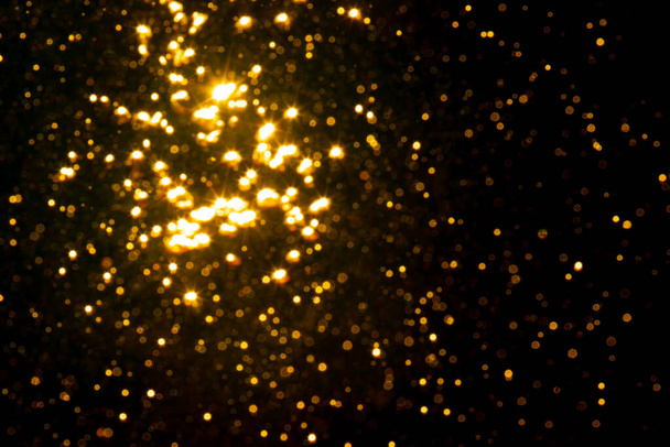 Bokeh gold from natural water texture background - Zdjęcie, obraz
