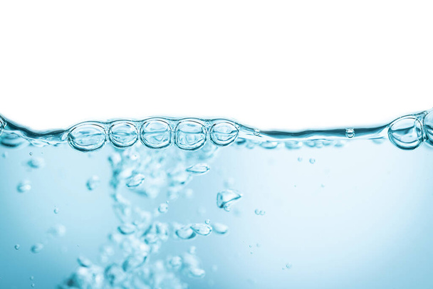 Unterwasserluft blaue Blasen frische Verwendung für Hintergrund - Foto, Bild
