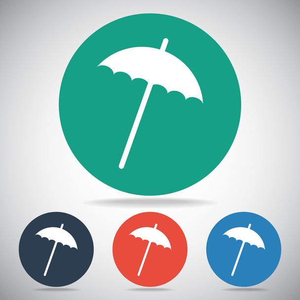 Umbrella icon design - Vektor, kép