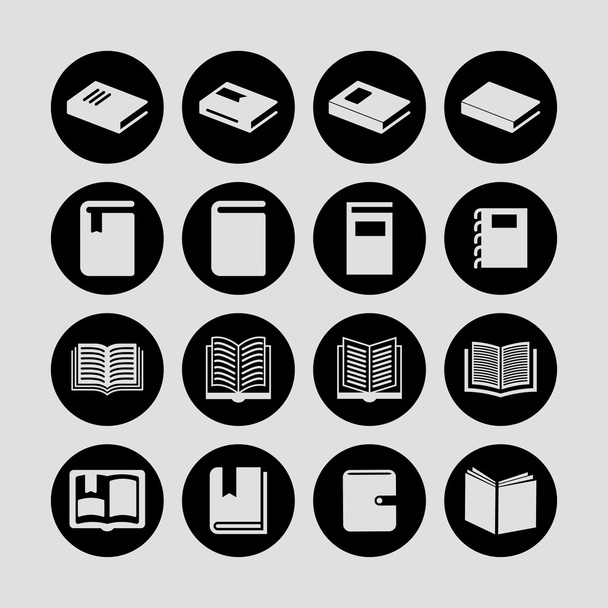 book icons - Vector, imagen