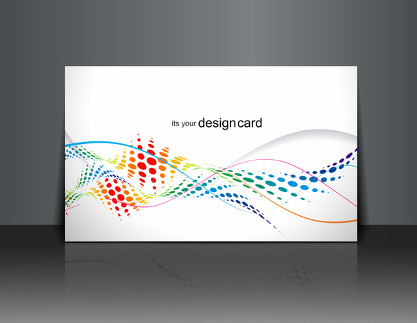 Design dárkové karty - Vektor, obrázek
