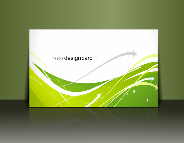 Design dárkové karty - Vektor, obrázek
