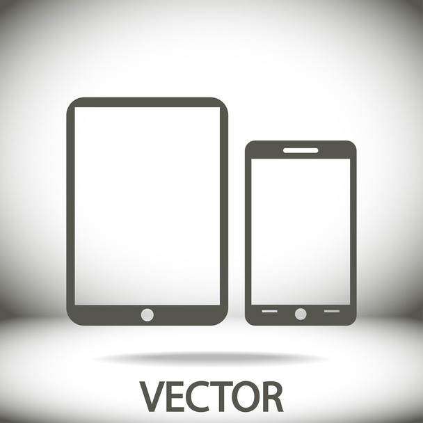 Mobile smartphone icon - Vektor, kép