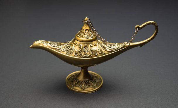 Wish lamp, the lamp from which the genie emerges - Photo, Image