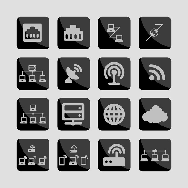 Communication icons - Вектор,изображение