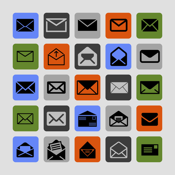 Mail icons - Vecteur, image