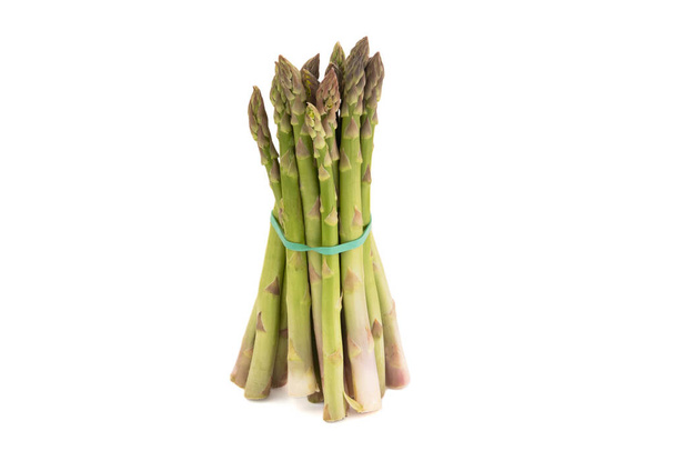 fresh green asparagus isolated on white background - Valokuva, kuva