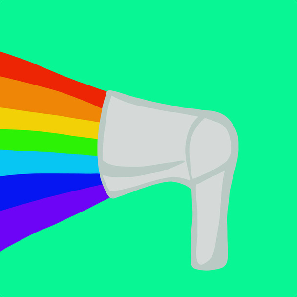 Vektorillustration der Ankündigung der Schwulenparade. Verbreitung von Informationen über LGBT-Personen. - Vektor, Bild