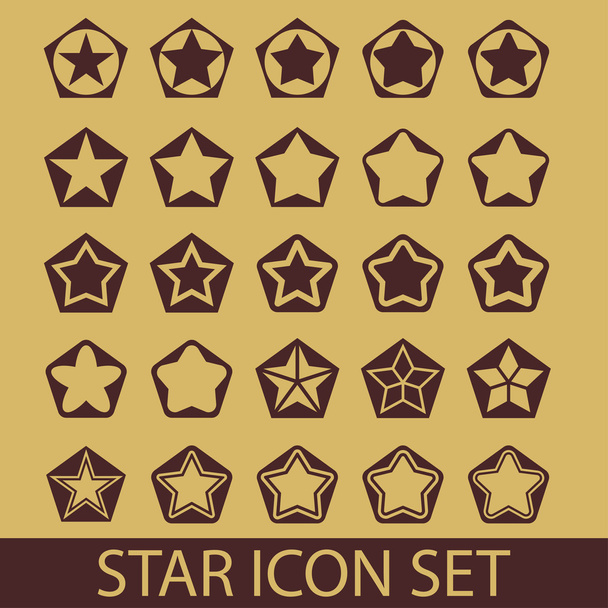 Iconos estrella
 - Vector, Imagen
