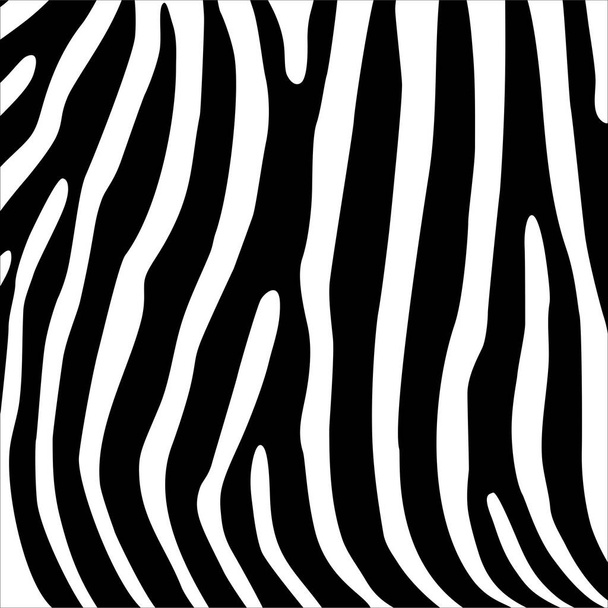 Zebra Motifs Pattern. Animal-Print Series. Vector Illustration - Вектор,изображение