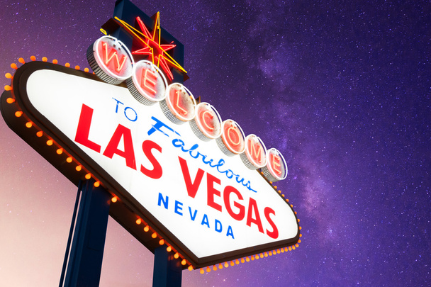 Witamy w Las Vegas znak - Zdjęcie, obraz
