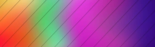 Sfondo web astratto panoramico gradiente colorato - Illustrazione vettoriale - Vettoriali, immagini
