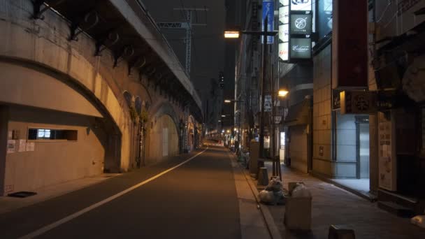 Tokió Hibiya Yurakucho Éjszakai nézet 2022 - Felvétel, videó