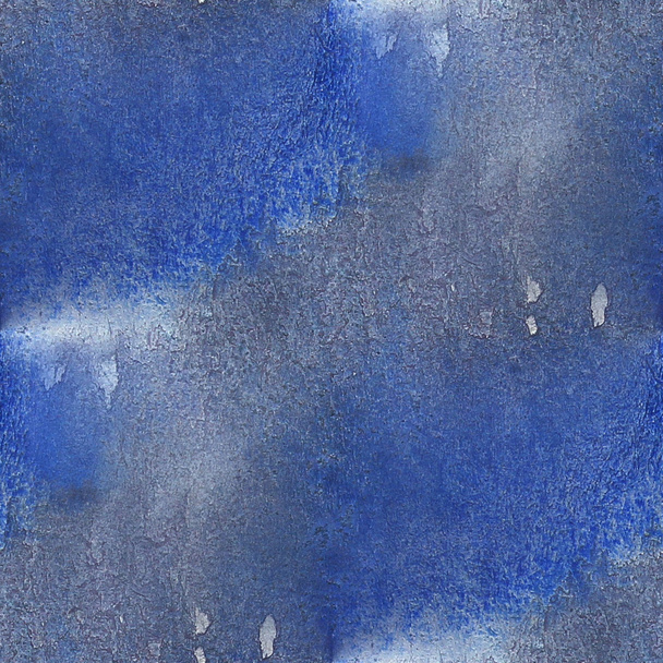 ontwerpen van naadloze donker blauw, wit aquarel textuur achtergrond w - Foto, afbeelding