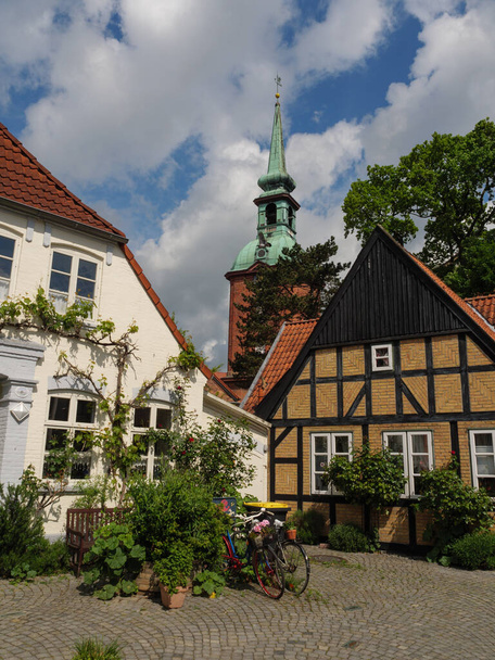 The city of Kappeln and the river Schlei in germany - Фото, зображення