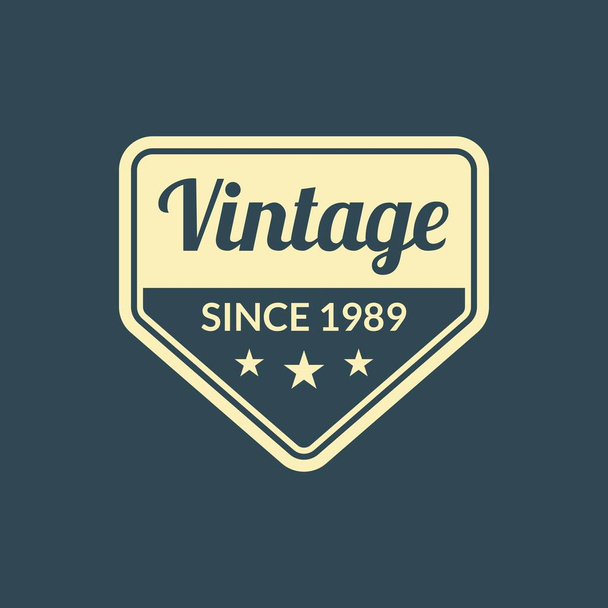 Vektor-Design oder Vintage-Logo - Vektor, Bild