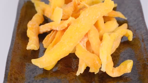 Kuivatut hedelmät mango, videoleike - Materiaali, video