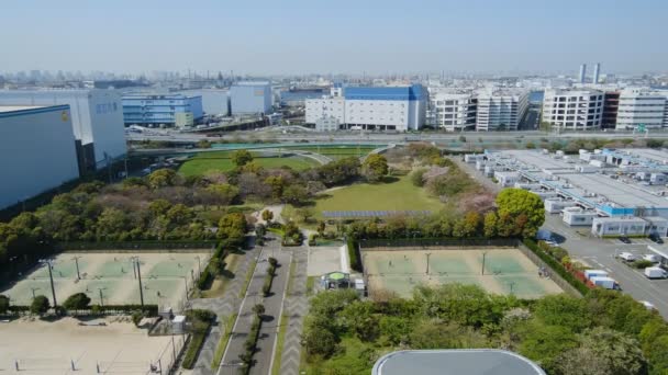 Japonsko Kawasaki Marien Observation deck - Záběry, video