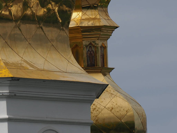 The dome of the Orthodox Christian church - Fotoğraf, Görsel