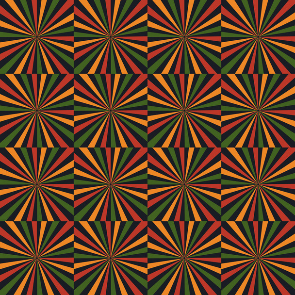 Kwanzaa Colors Red Black Green Stripes Pattern Wrapping Paper