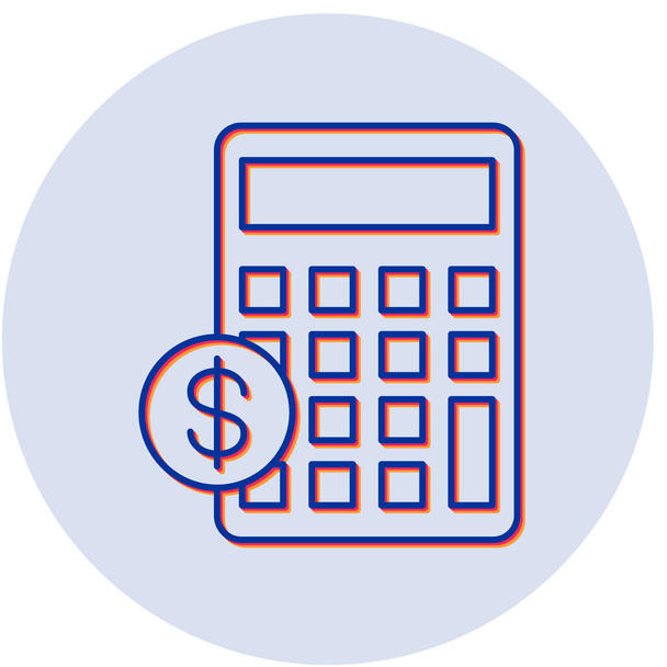 Budget. web icon simple design - Vector, Image
