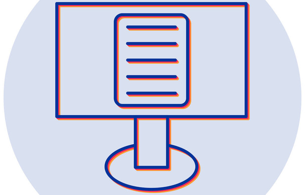 vector illustration of Content icon - Διάνυσμα, εικόνα