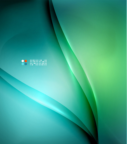 Шаблон зеленого та синього розмитого дизайну
 - Вектор, зображення