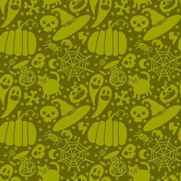 Halloween seamless ghost pattern for wallpaper and packaging and gifts and cards and linens and kids and fabrics. High quality photo - Fotoğraf, Görsel