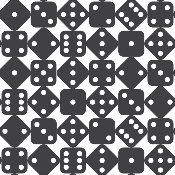 Seamless dice pattern - Vector, Image