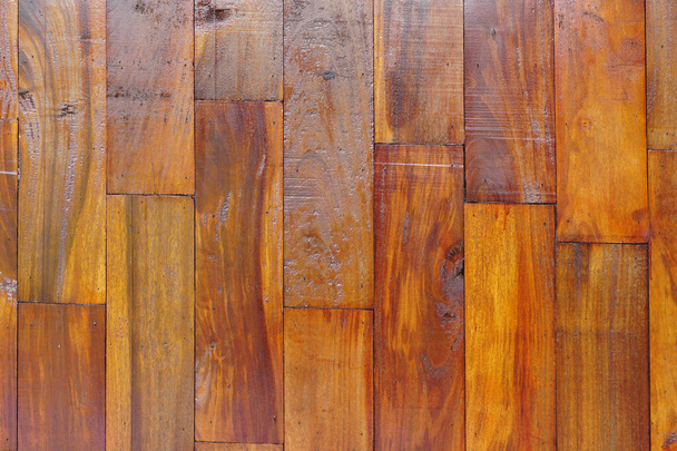 viejo fondo de madera alineado como una pared - Foto, imagen