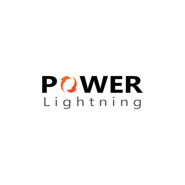 electric lightning logo, using modern vector design concept. - Vector, Image