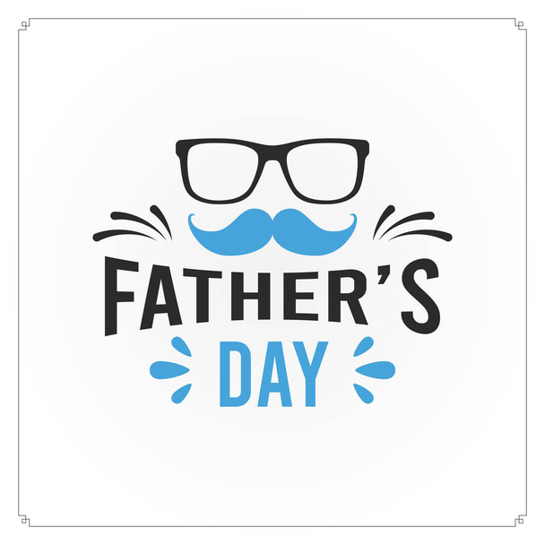 Happy Fathers Day Concept Eps10 Vector Illustration. - Vettoriali, immagini