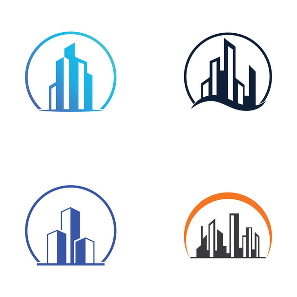 city skyline, icon and symbol - Vektor, obrázek