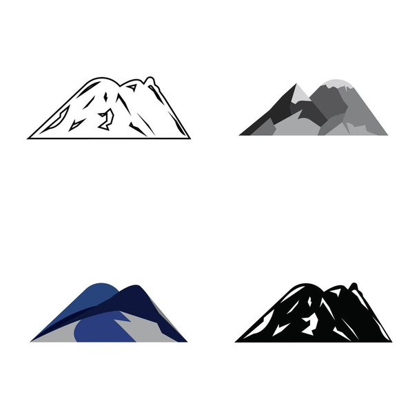 Berg Symbol Logo Vorlage Vektor Illustration Design - Vektor, Bild