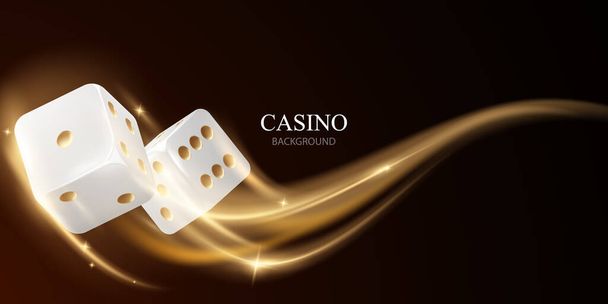 VIP vector illustration of a casino game background with playing equipment. - Photo, image