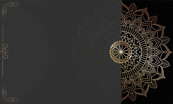 Dreamy gradient wallpaper with mandala pattern. Vector background for yoga, meditation poster. Beautiful vector pattern with ornament mandala. Can be used to print on the phone, to create a poster. - Vettoriali, immagini