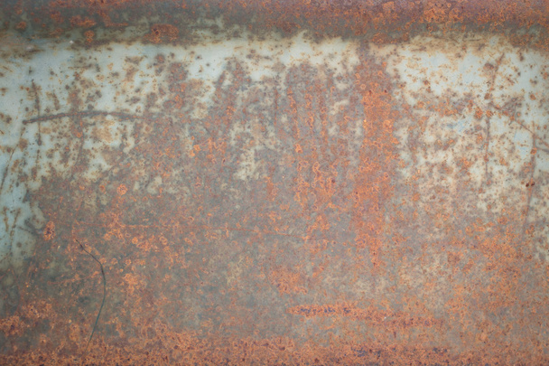 rusty metal plate corroded aged texture background - Photo, Image