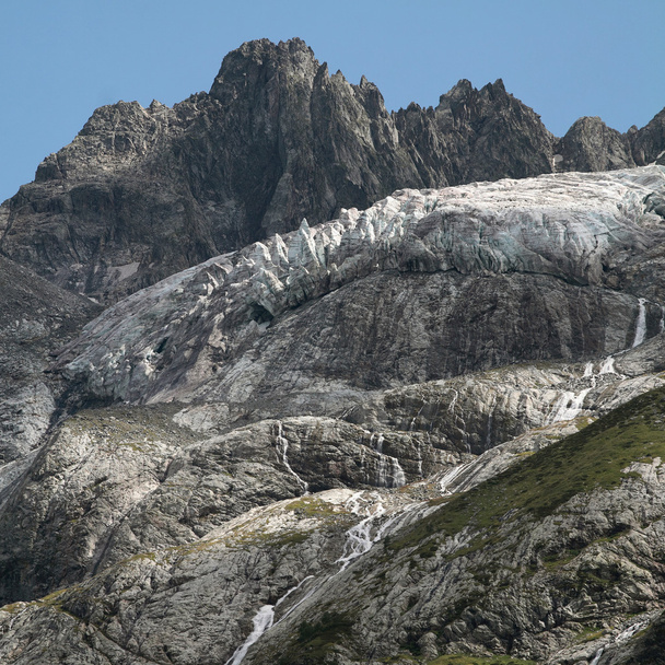 Detail view of the glacier - Foto, imagen