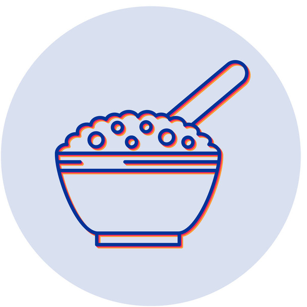 bowl vector icono ilustración moderna - Vector, imagen