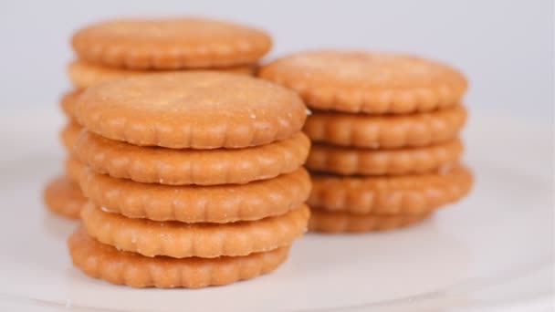 Stacked biscuits, Short video clip - Footage, Video