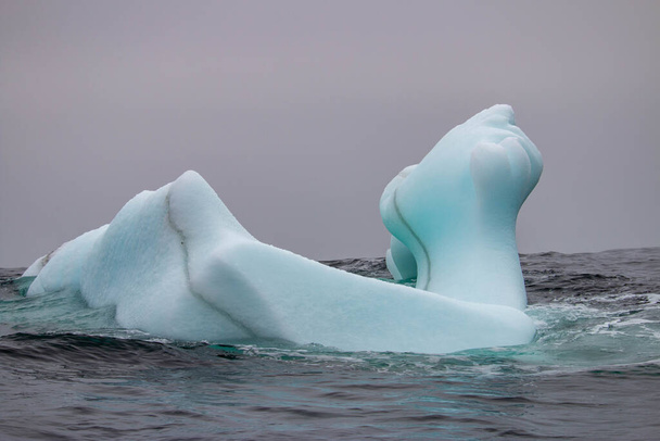 In recent years climate change has affected the flow of the water and where the icebergs end up - Photo, Image