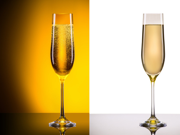 luxeglas champagne - Foto, afbeelding