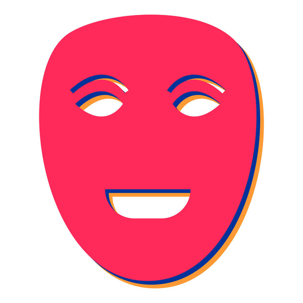ícone de máscara facial. ilustração vetorial - Vetor, Imagem