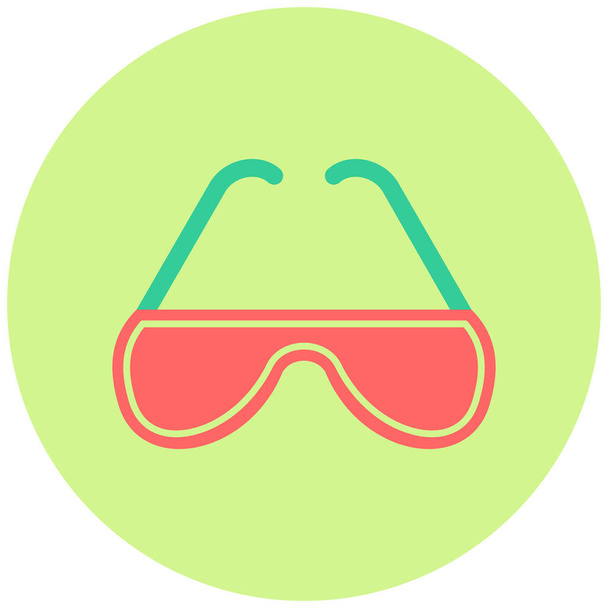 Safety glasses. web icon simple illustration - Vektor, Bild