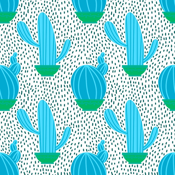 Summer seamless cactus pattern for fabrics and textiles and packaging and gifts and cards and linens and kids and wrapping paper. High quality photo - Foto, Bild