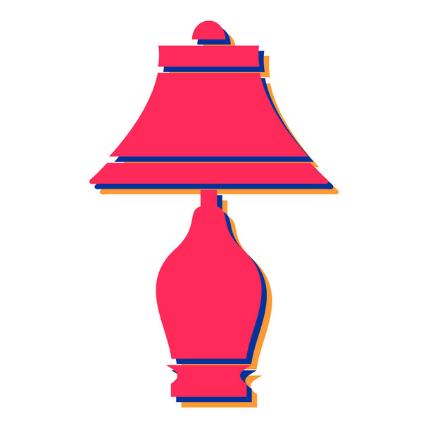 Vektorillustration der modernen Lampe - Vektor, Bild