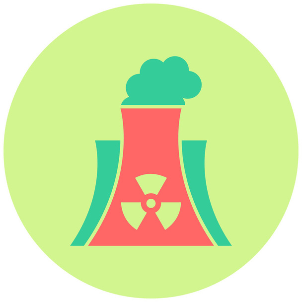 Vektor-Symbol für Atomkraftwerke - Vektor, Bild