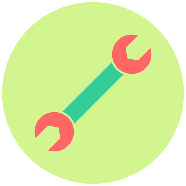 wrench. web icon simple illustration  - Vector, Image